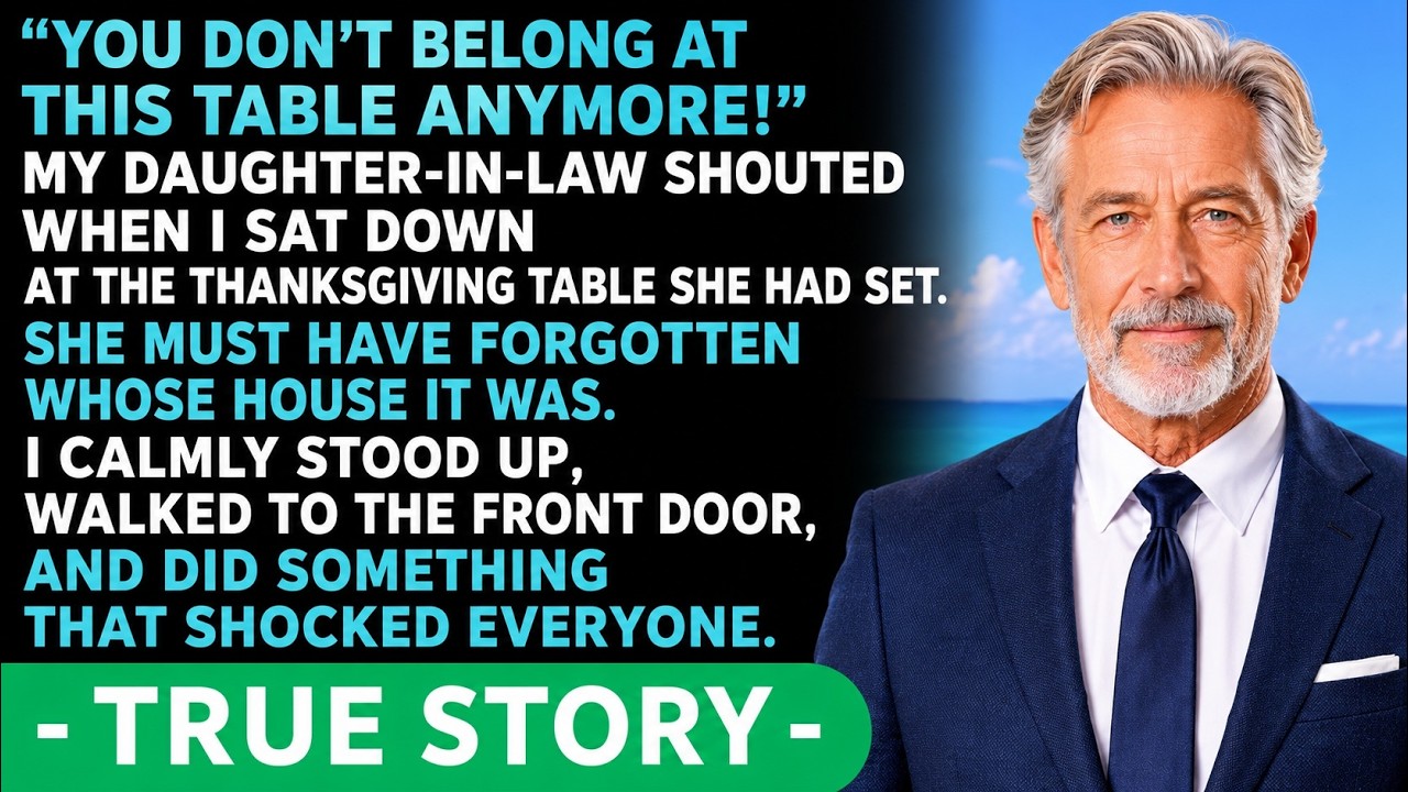 “You don’t belong at this table anymore, old man.” My daughter-in-law said it in my own dining room, over the turkey I paid for, in the chair that used to be mine. It was Thanksgiving in Roanoke,...