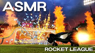 (ASMR) Relaxing Rocket League Casual Freestyling [Gum Chewing & Controller Sounds]