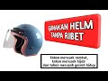 Cara pakai Helm agar Rambut / Hijab tidak rusak || Tutorial pakai helm yang baik dan benar