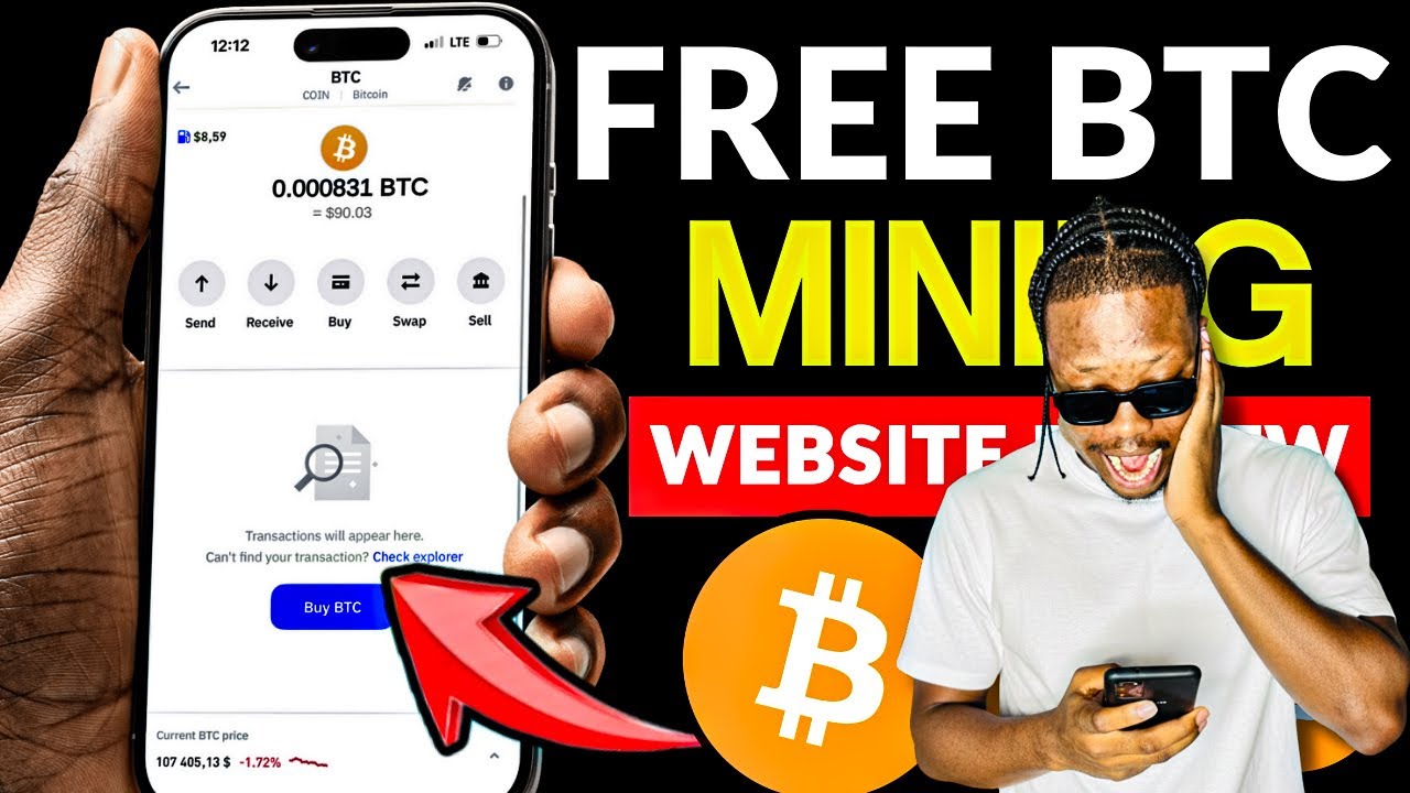 FREE BTC EARNING SITE | NO Minimum Withdrawal🔥 | Free Bitcoin Mining Website 2025