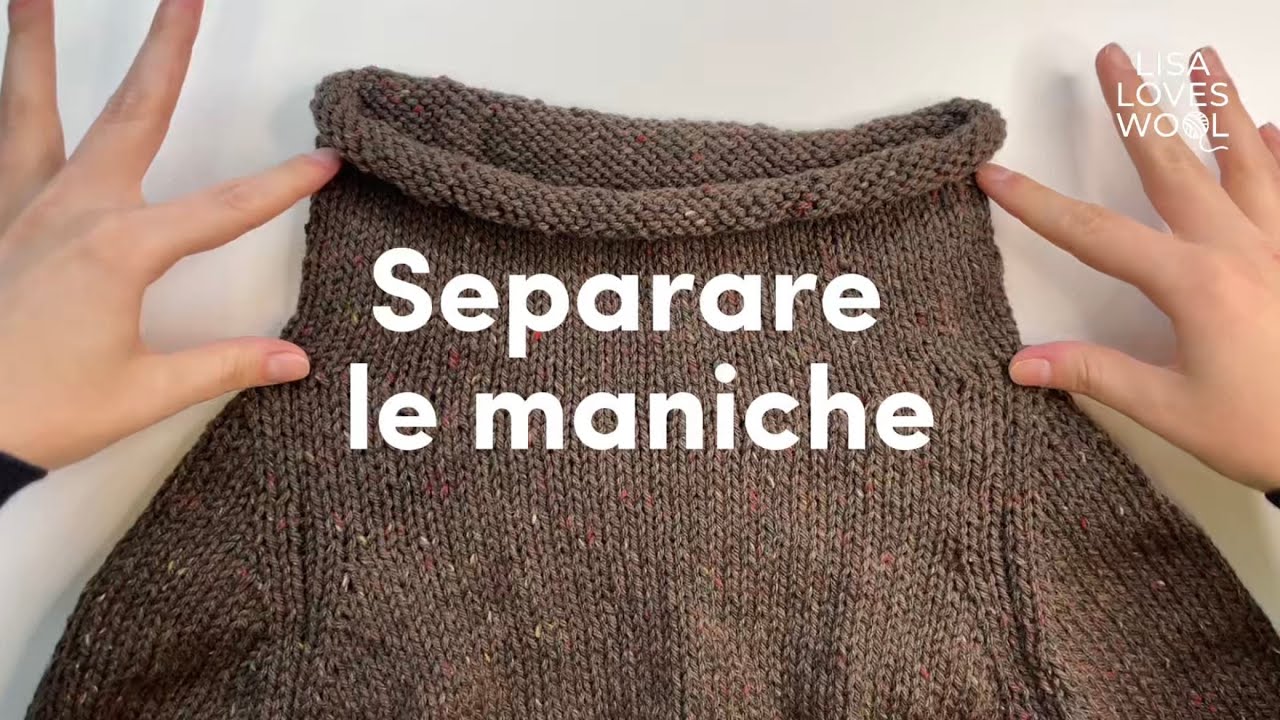 Separare le maniche - Lilo sweater