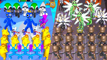 Merge Monster Rainbow Friends Vs Merge Monsters 100 Doors Android Gameplay Part 2