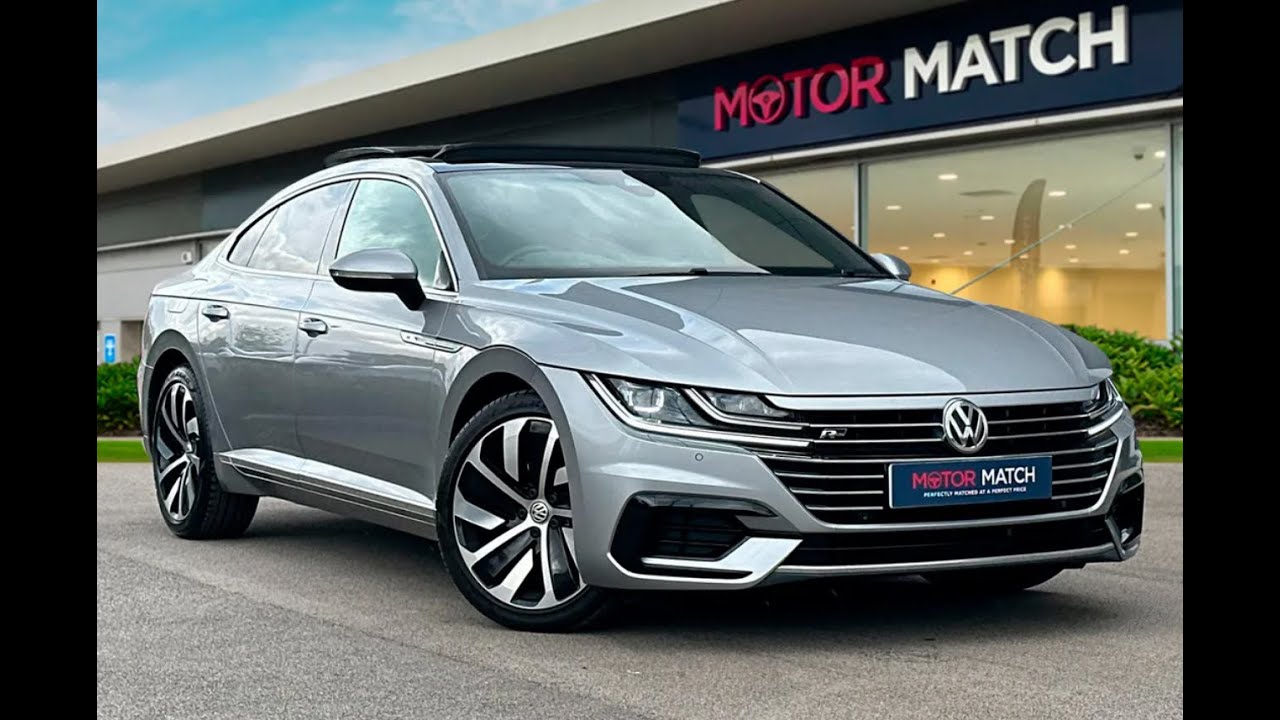 Silver Arteon R Line Used Volkswagen Arteon 2.0 TDI R-Line Fastback DSG Euro 6 in Silver ...