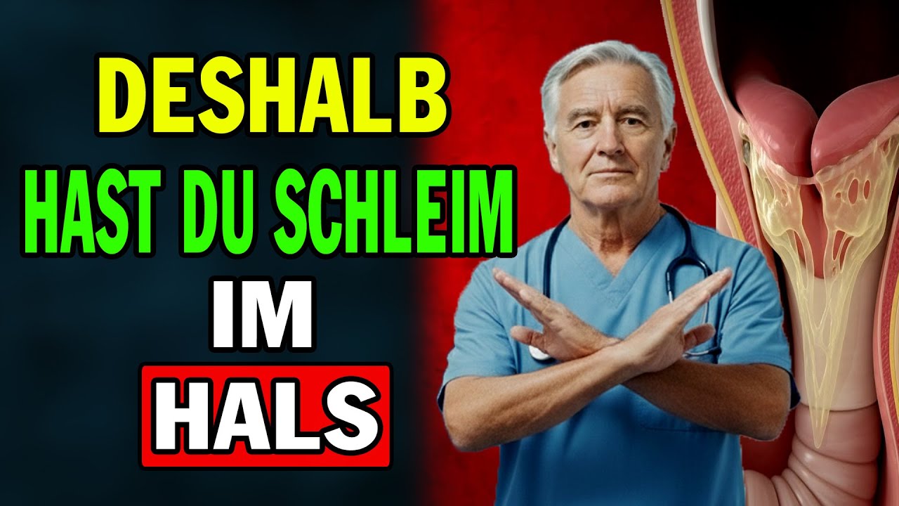 6 wahre Ursachen für anhaltenden Schleim (zäher Schleim im Hals) | senioren gesundheit