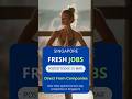 🇸🇬 Singapore Job Alert: Hiring Now | March 31, 2026