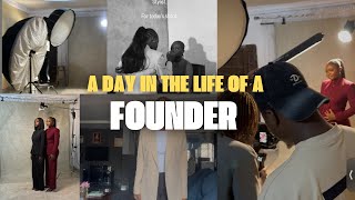 Bts vlog: A Day in my life as a business owner | Building, Shooting & Running My Brand.