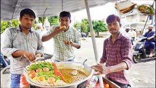 Street Chola Bread Eating Challenge | If You Eating 4 Plait Chola Bread You Got Free | 10 /Rs Only
