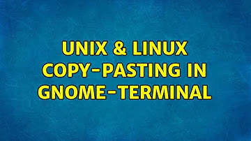 Unix & Linux: Copy-pasting in gnome-terminal (3 Solutions!!)