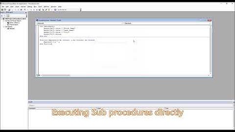 VBA Automation for Excel 2019 Cookbook | 4. Working with Procedures