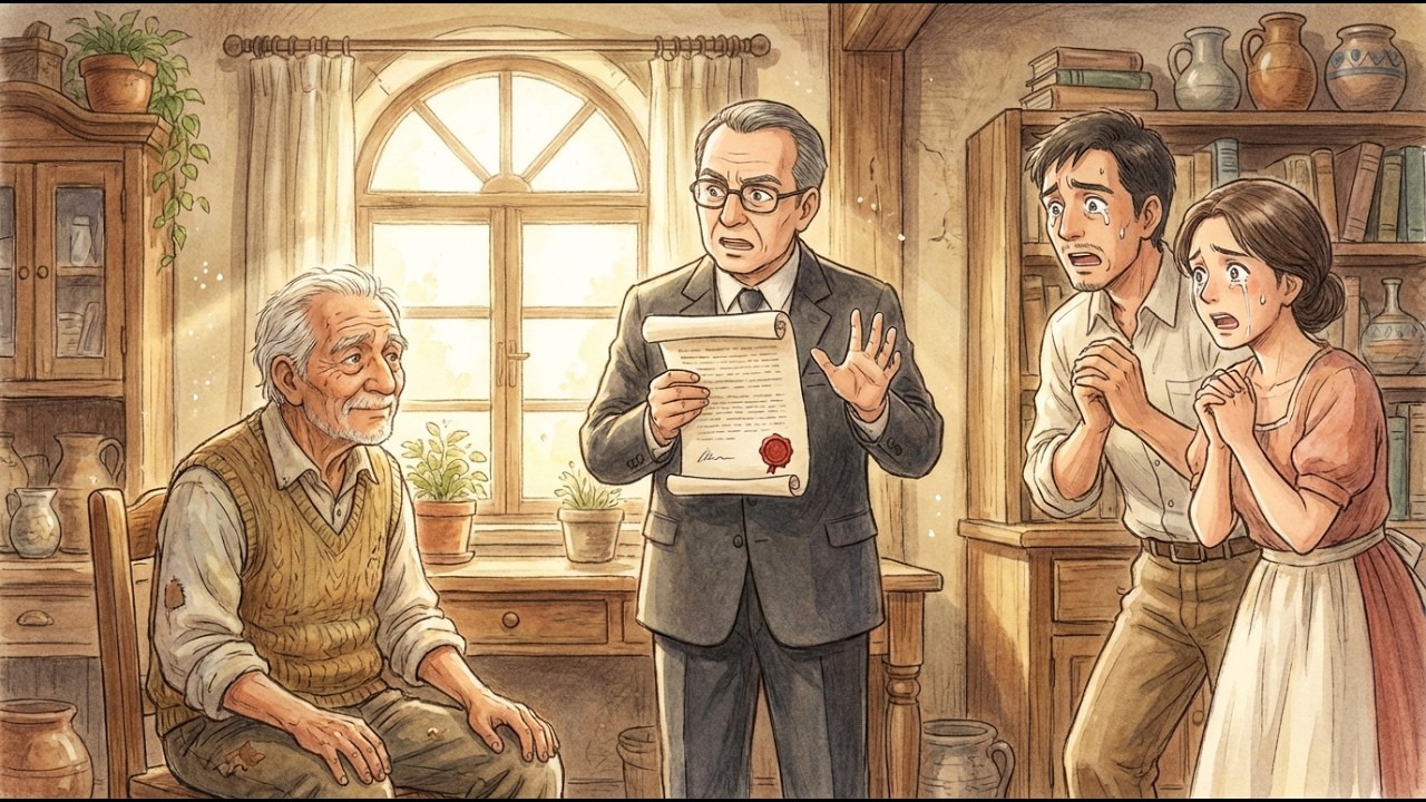 Sus hijos vendieron la hacienda creyendo que él ya no entendía nada… pero el notario dijo algo