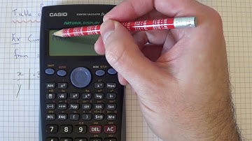 Where Is The Table Of Values Key On A Casio Scientific Calculator? (Maths Exam Cheat)
