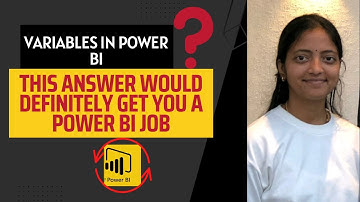 Variables in Power BI | Power BI Interview Questions