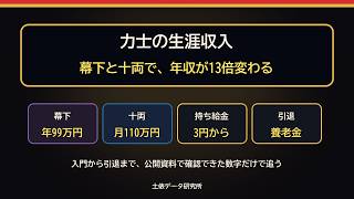 力士の生涯収入｜幕下と十両で年収が13倍変わる【大相撲のお金を全部解説】
