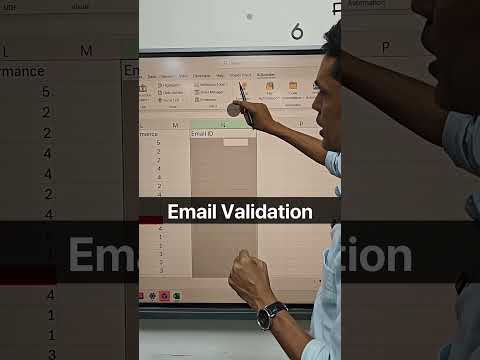 One-Click Email Validation  #excel #exceltips #exceltricks #shortvideo