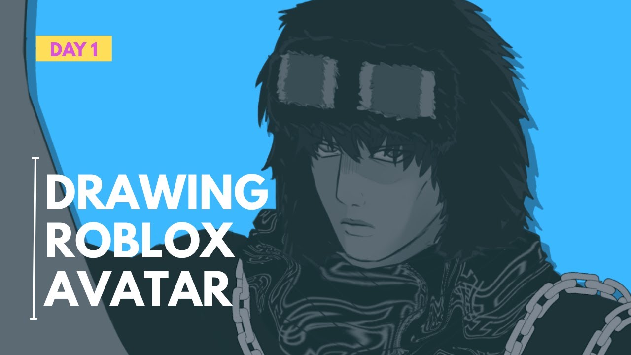 DAY-1 Gambar Avatar Roblox di Clip Studio Paint