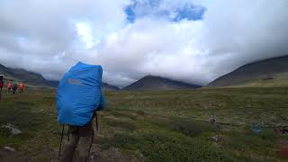 [4K] 2018-0819, Fjällräven Classic Sweden Day3-5, windy, notice Reindeer