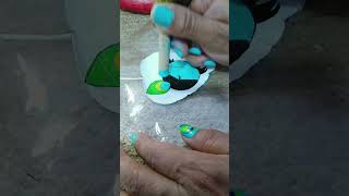 Janmashtami Special/Leaf Painting/Krishna hildacrafty diyshorts