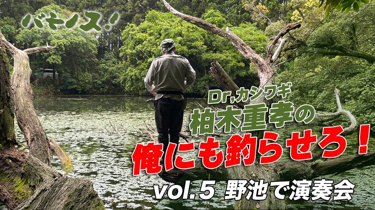 柏木重孝『俺にも釣らせろ！』Vol.５　野池で演奏会の巻