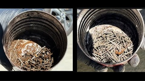 Cleaning rust off auger bits, files, and more