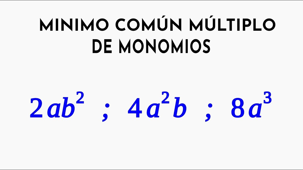 Minimo Comun Multiplo De 9 Y 7