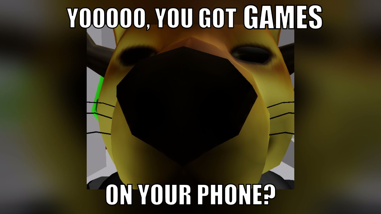 You got GAMES on your phone?.. (Roblox MEME) YouTube