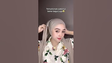 TUTORIAL MEMAKAI JILBAB PASHMINA INSTAN #hijabstyle #hijabfashion