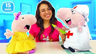 Wendy y Peppa van al médico. Vídeos de juguetes para niños by Juguetes peluches 382,691 views 11 days ago 16 minutes