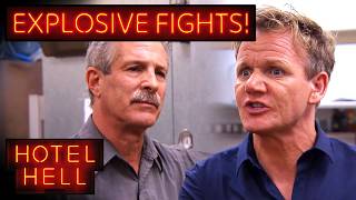 Gordon’s Most EXPLOSIVE Fights With Hotel Owners | Hotel Hell | Gordon Ramsay