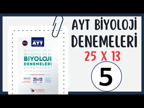 5. AYT BİYOLOJİ DENEMESİ - LİMİT YAYINLARI