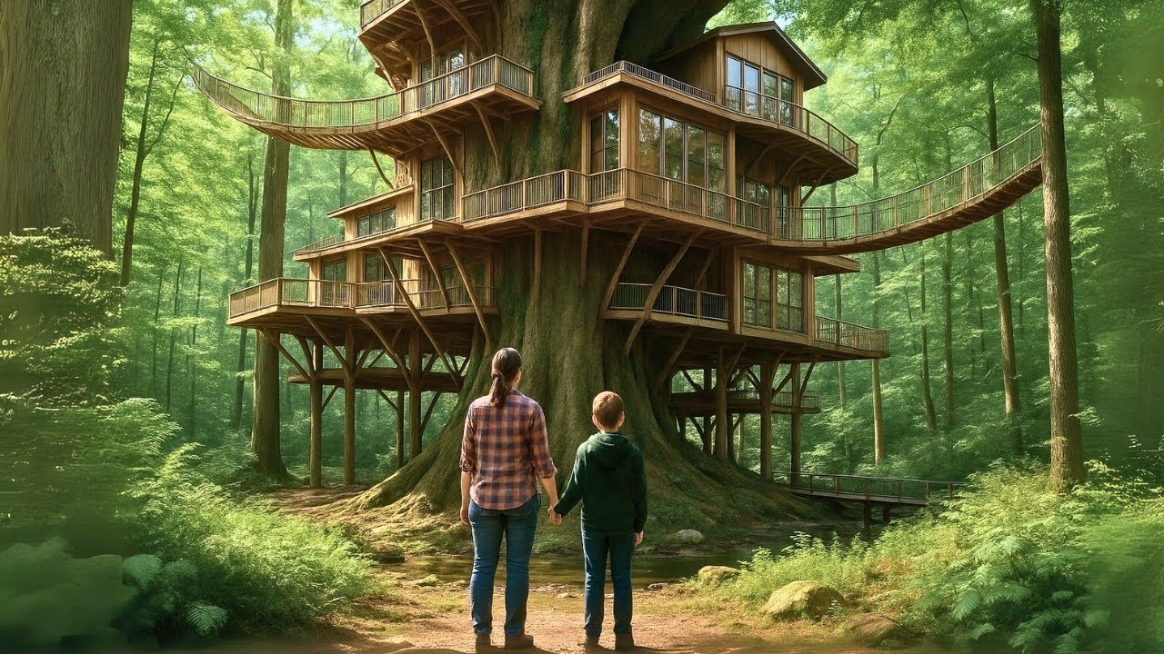 Single Mom Inherits Grandma’s Tree House… Then Finds a $180 MILLION Secret
