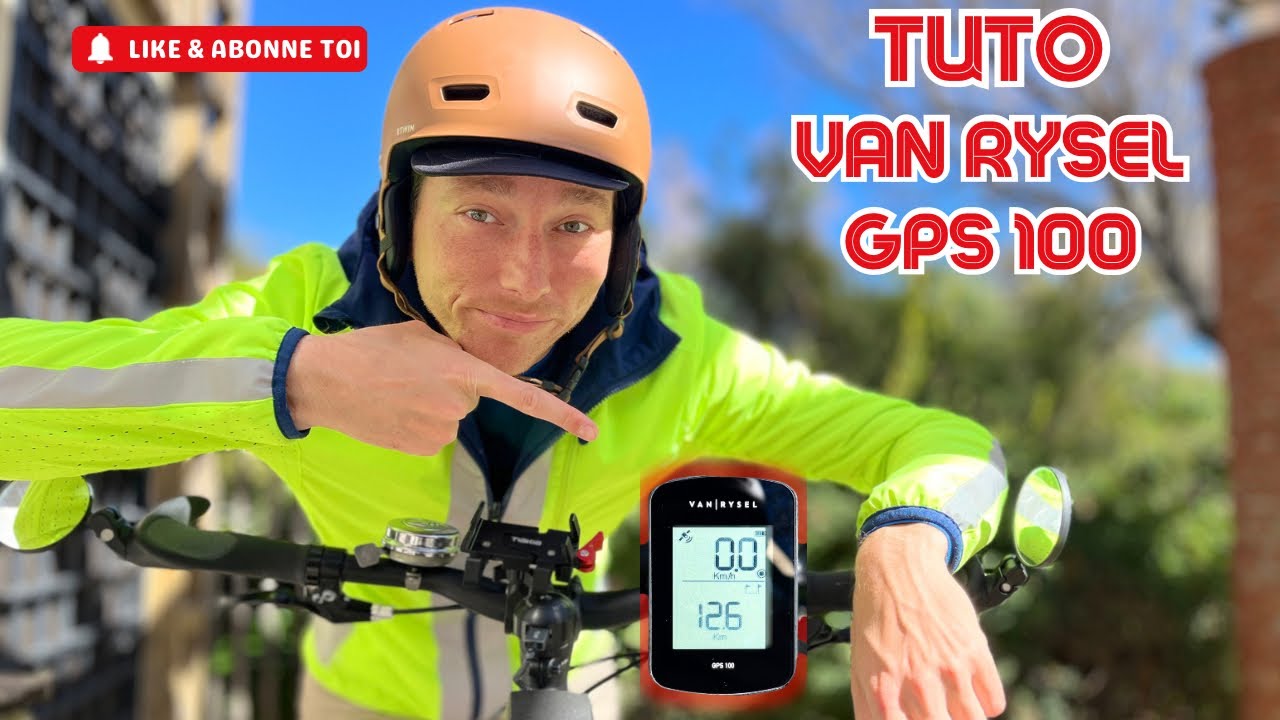 Compteur vélo GPS 100 VAN RYSEL