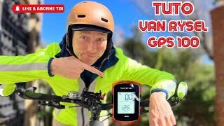 Compteur Vélo GPS 500 VAN RYSEL