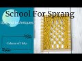 Sprang Tips And Techniques Column Of Holes Sprang Tips And Techniques Column Of Holes