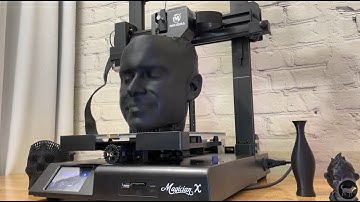 3D Printed Portrait with MINGDA Smart Auto-leveling 3D Printer Magician X