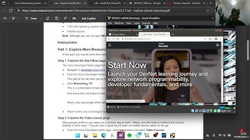 Lab 2.2.7 Explore DevNet Resources