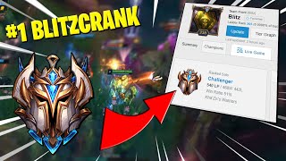 "Blitz" the #1 Blitzcrank CHALLENGER ONE TRICK - League of legends