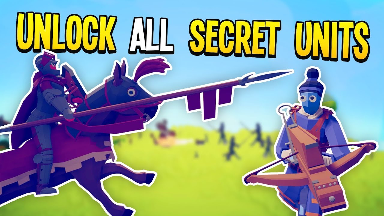 All New Secret Units In Tabs How to Unlock All SECRET UNITS in Totally Accurate Battle Simulator (TABS) - YouTube