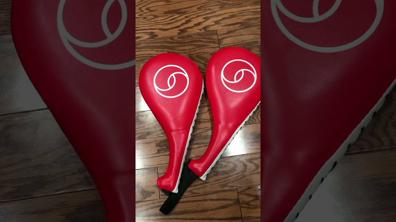 Unbox 2 Pack Taekwondo Kick Pads, Martial Arts Training Equipment, Kickboxing Striking Target Pads