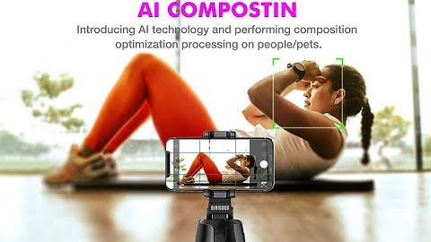 Auto Smart Shooting Selfie Stick , 360° object tracking holder 😍