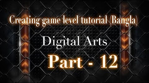 Creating game environment in Blender,Unity and Photoshop tutorial in Bangla part 12