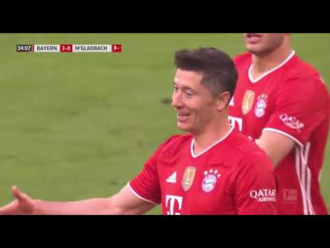 Bayern Münih - Borussia Mönchengladbach (6-0) - Maç Özeti - Bundesliga 2020/21