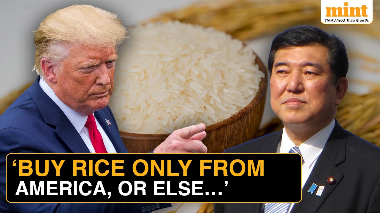 Donald Trump Rice Trump Threatens Japan With New Tariffs Over RICE: Here's why - YouTube