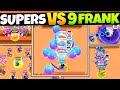 EVERY Brawlers Super vs 9 Franks! (satisfying)