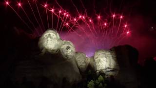 Mount Rushmore fireworks show 2026 finale follows Trump speech commemorating America's 250th