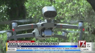 Savannah police enforcing social distancing via drones