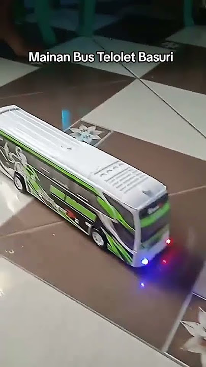 MAINAN ANAK BUS BASURI MAINAN VIRAL BUS TELOLET DILENGKAPI SUARA KLAKSON BASURI #shorts