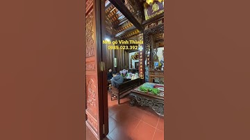 Tham quan nhà gỗ cổ truyền cực đẹp #nhagovinhthanh #nhagocotruyen #nhagoketruyen #nhagobacbo