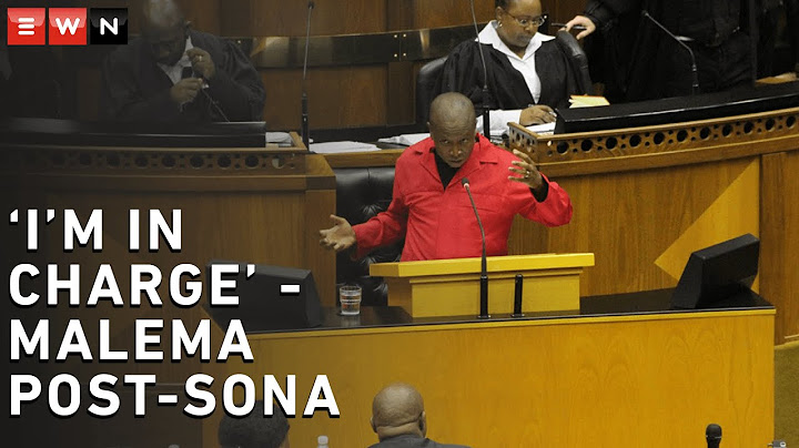 ‘I’m in charge!’ - Malema at post-Sona debate