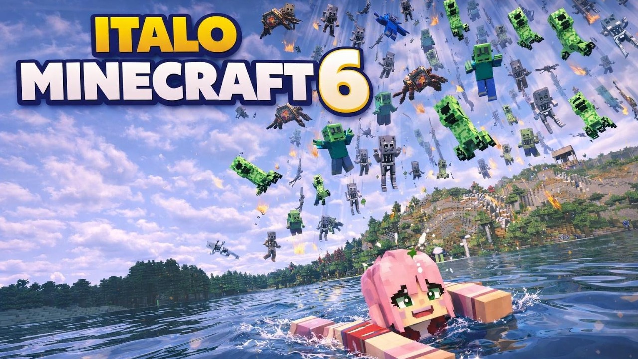 PIOVONO MOB - Italo Minecraft ep.6 - Mob/XP farm TUTORIAL java 1.21+