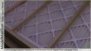 Paint Booth Pt 14: The Air Filter and Some Stats